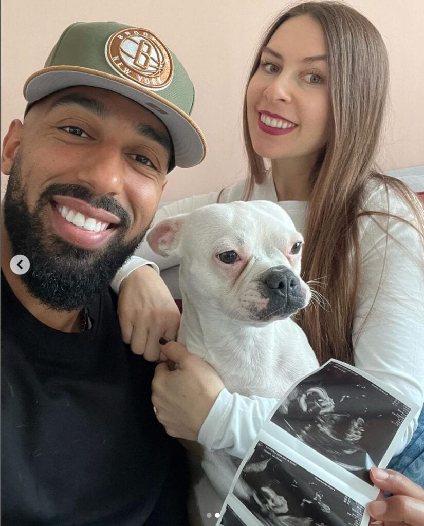 Jermaine Johnson's baby announcement. Image credit Jermaine's social media.